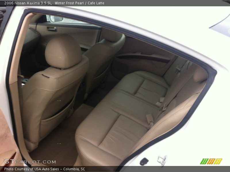 Winter Frost Pearl / Cafe Latte 2006 Nissan Maxima 3.5 SL