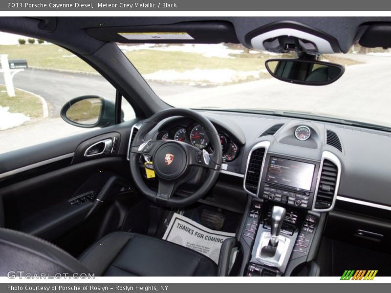 Meteor Grey Metallic / Black 2013 Porsche Cayenne Diesel