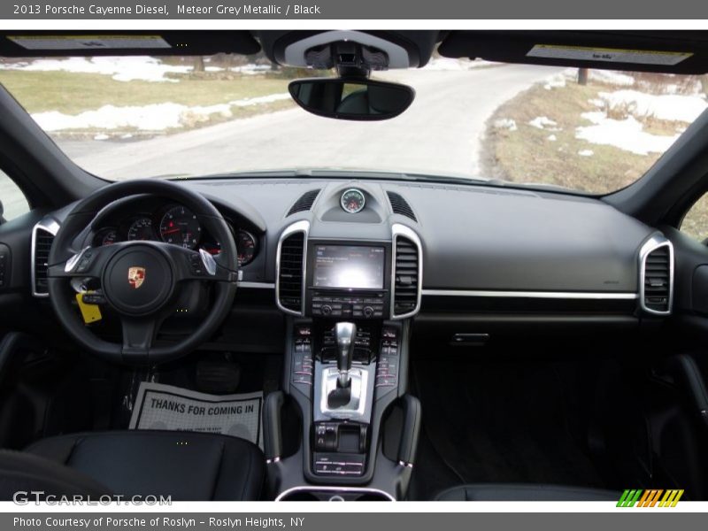 Meteor Grey Metallic / Black 2013 Porsche Cayenne Diesel
