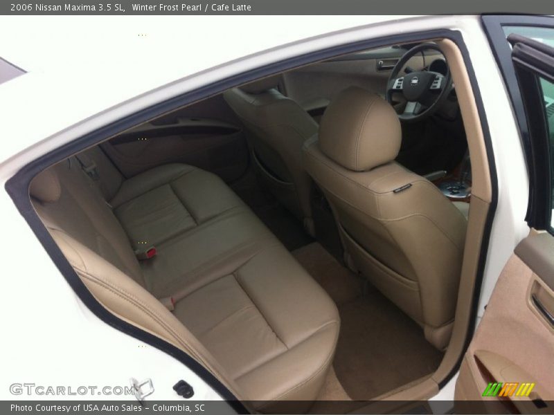 Winter Frost Pearl / Cafe Latte 2006 Nissan Maxima 3.5 SL