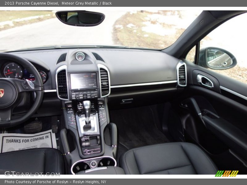 Meteor Grey Metallic / Black 2013 Porsche Cayenne Diesel