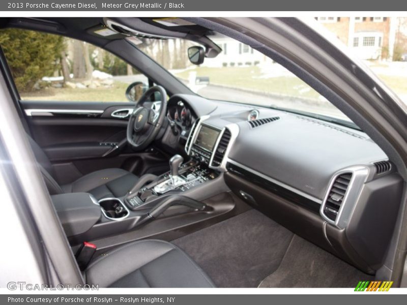 Meteor Grey Metallic / Black 2013 Porsche Cayenne Diesel
