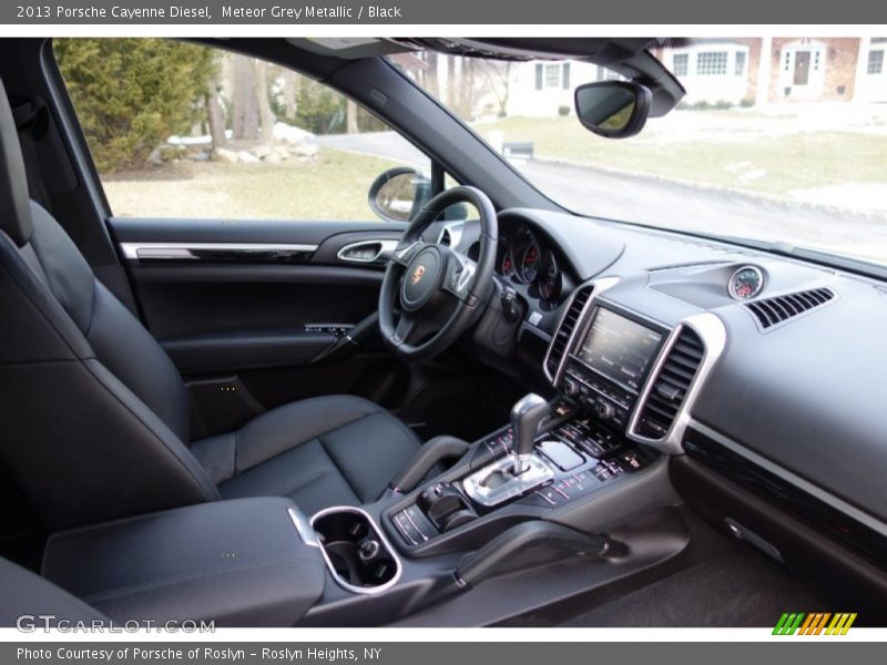 Meteor Grey Metallic / Black 2013 Porsche Cayenne Diesel