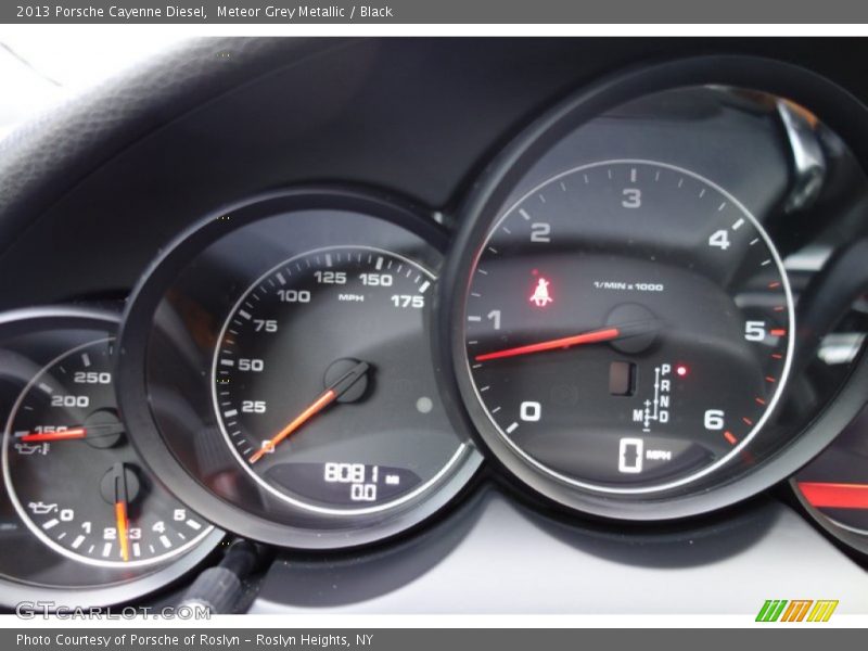 Meteor Grey Metallic / Black 2013 Porsche Cayenne Diesel