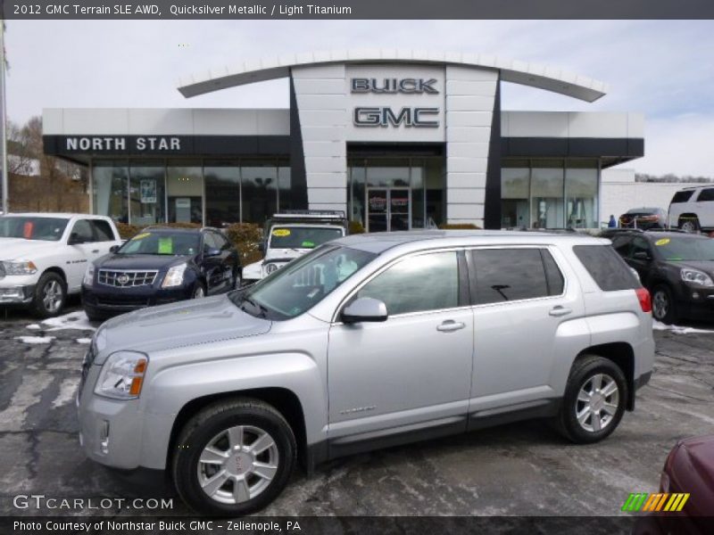 Quicksilver Metallic / Light Titanium 2012 GMC Terrain SLE AWD