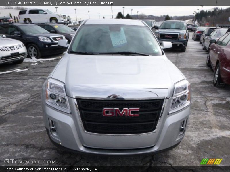 Quicksilver Metallic / Light Titanium 2012 GMC Terrain SLE AWD