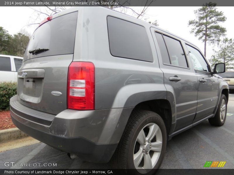 Mineral Gray Metallic / Dark Slate Gray 2014 Jeep Patriot Latitude