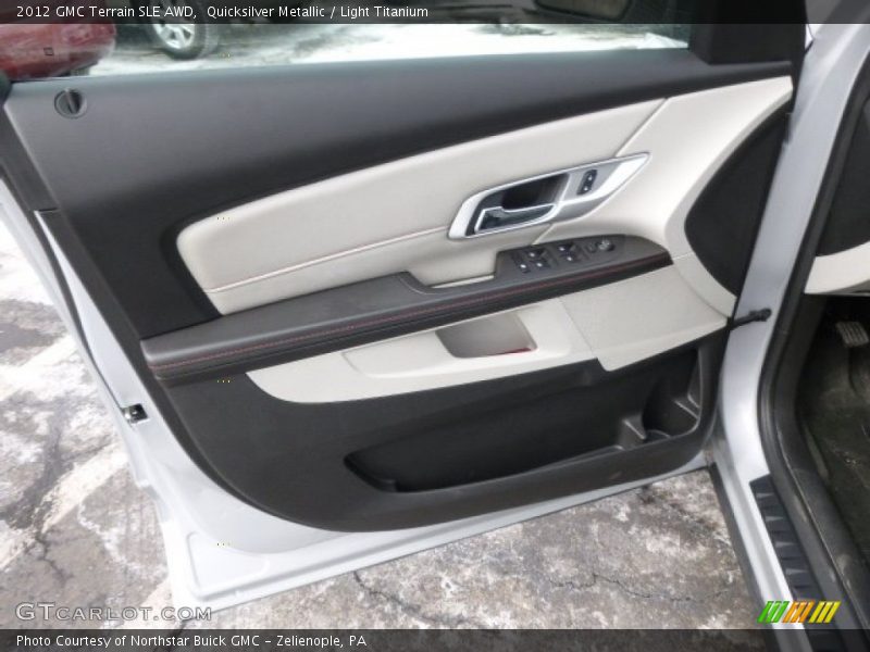 Quicksilver Metallic / Light Titanium 2012 GMC Terrain SLE AWD