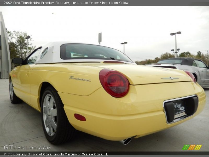 Inspiration Yellow / Inspiration Yellow 2002 Ford Thunderbird Premium Roadster