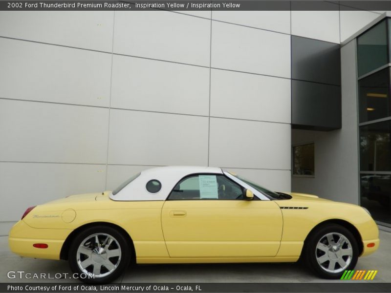  2002 Thunderbird Premium Roadster Inspiration Yellow