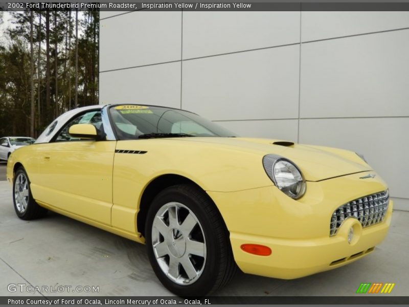  2002 Thunderbird Premium Roadster Inspiration Yellow