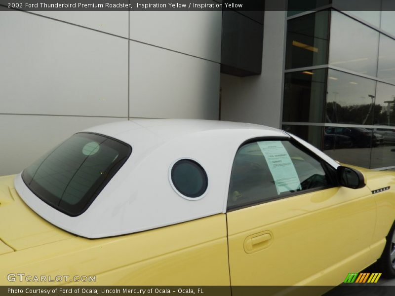 Inspiration Yellow / Inspiration Yellow 2002 Ford Thunderbird Premium Roadster