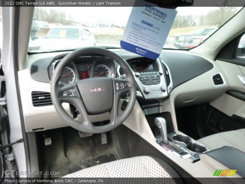  2012 Terrain SLE AWD Light Titanium Interior