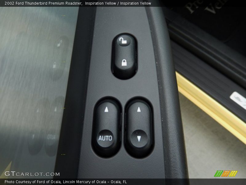 Controls of 2002 Thunderbird Premium Roadster