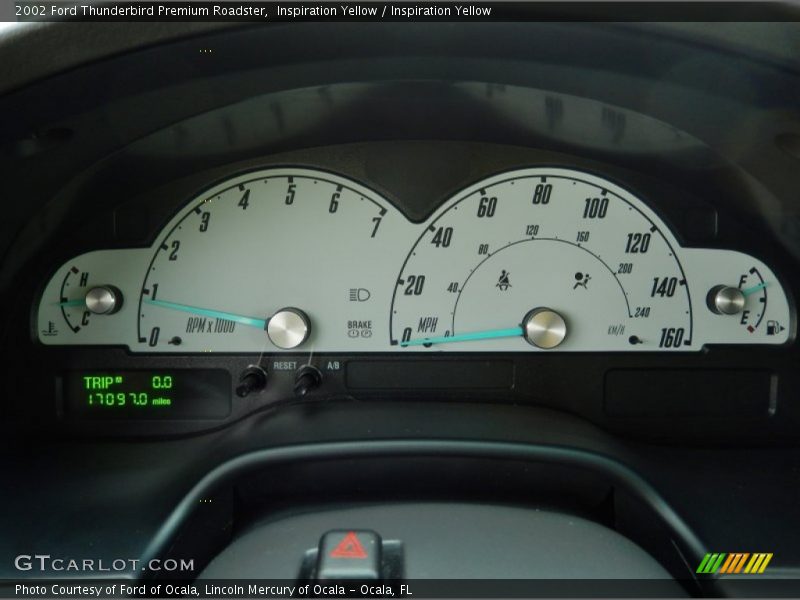  2002 Thunderbird Premium Roadster Premium Roadster Gauges
