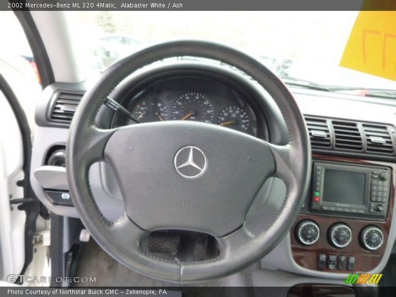 Alabaster White / Ash 2002 Mercedes-Benz ML 320 4Matic