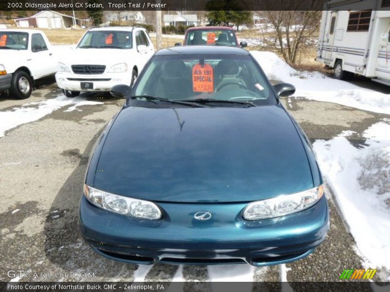 Tropic Teal / Pewter 2002 Oldsmobile Alero GX Sedan