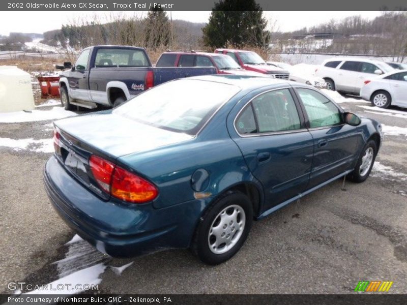 Tropic Teal / Pewter 2002 Oldsmobile Alero GX Sedan