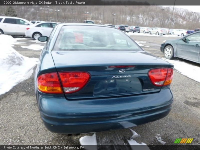 Tropic Teal / Pewter 2002 Oldsmobile Alero GX Sedan