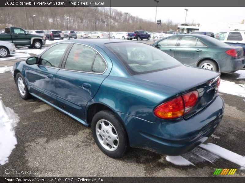 Tropic Teal / Pewter 2002 Oldsmobile Alero GX Sedan