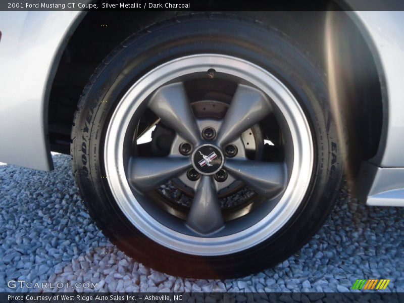 Silver Metallic / Dark Charcoal 2001 Ford Mustang GT Coupe