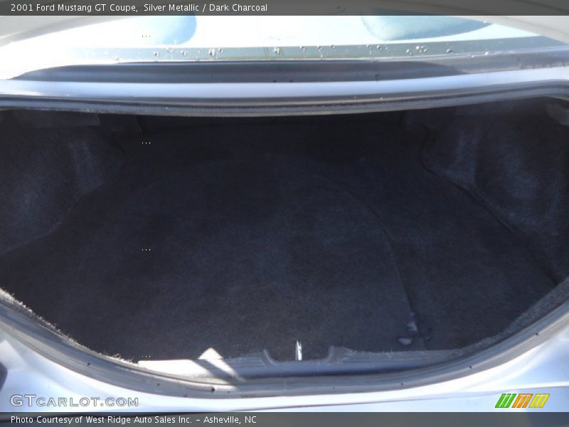 Silver Metallic / Dark Charcoal 2001 Ford Mustang GT Coupe