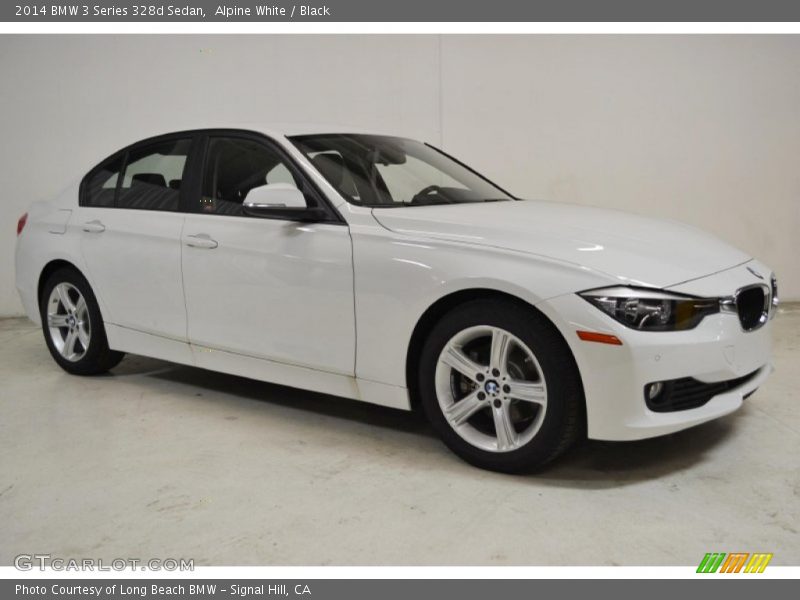 Alpine White / Black 2014 BMW 3 Series 328d Sedan