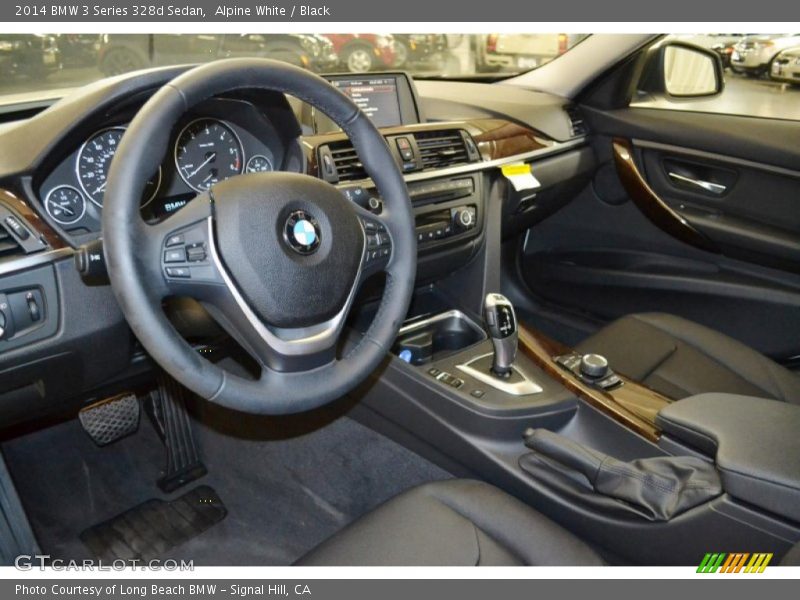 Alpine White / Black 2014 BMW 3 Series 328d Sedan