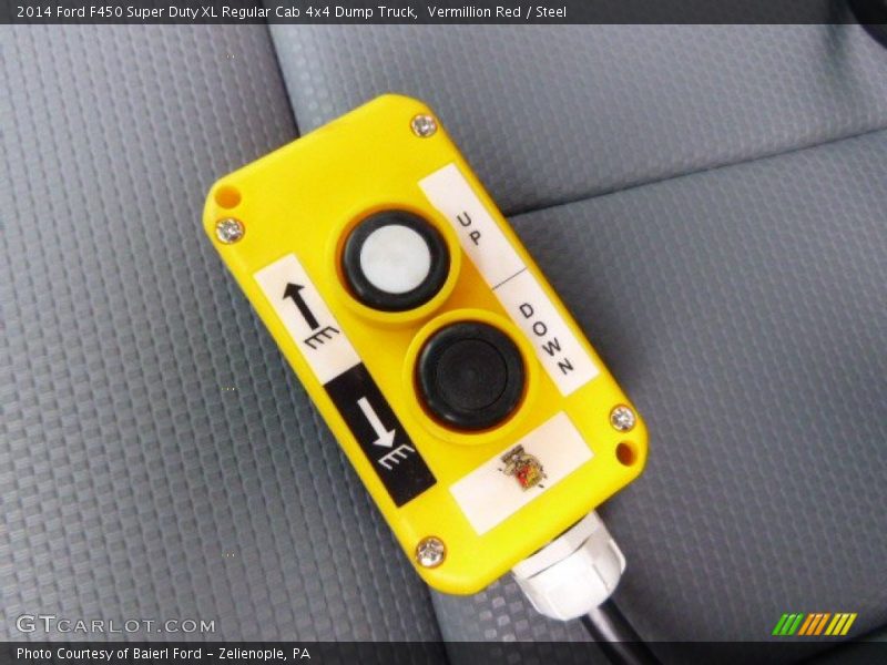 Vermillion Red / Steel 2014 Ford F450 Super Duty XL Regular Cab 4x4 Dump Truck