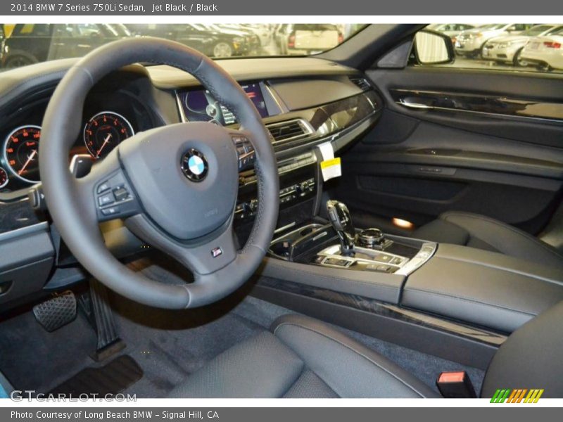 Jet Black / Black 2014 BMW 7 Series 750Li Sedan