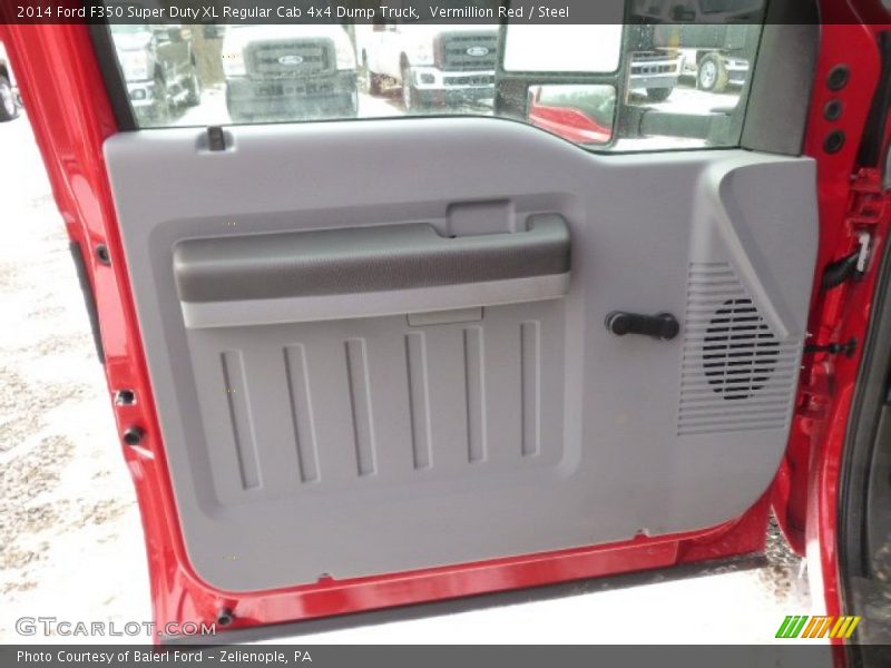 Vermillion Red / Steel 2014 Ford F350 Super Duty XL Regular Cab 4x4 Dump Truck