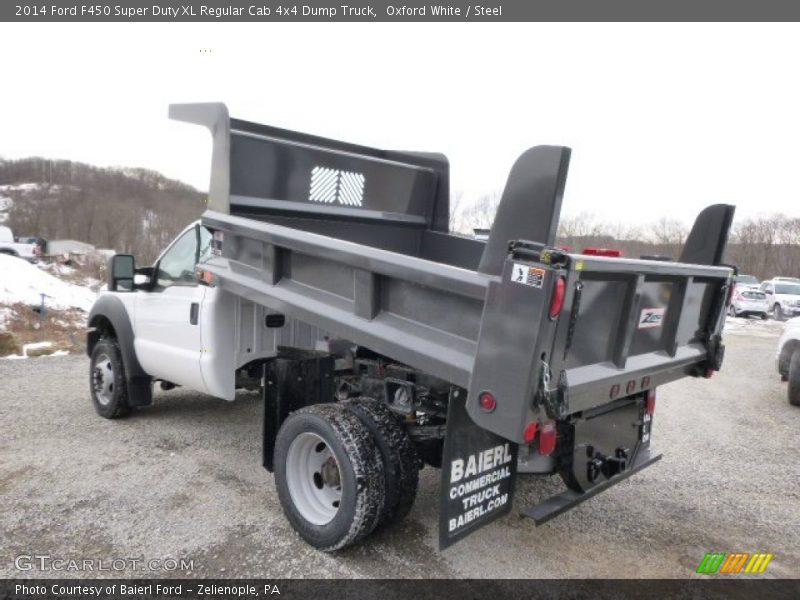Oxford White / Steel 2014 Ford F450 Super Duty XL Regular Cab 4x4 Dump Truck