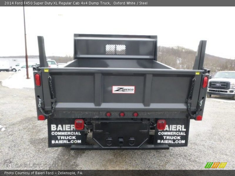 Oxford White / Steel 2014 Ford F450 Super Duty XL Regular Cab 4x4 Dump Truck