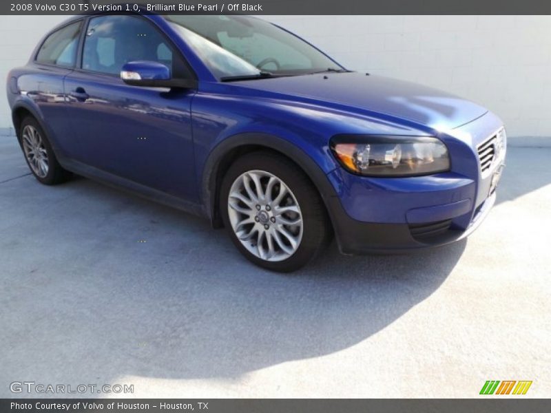 Brilliant Blue Pearl / Off Black 2008 Volvo C30 T5 Version 1.0