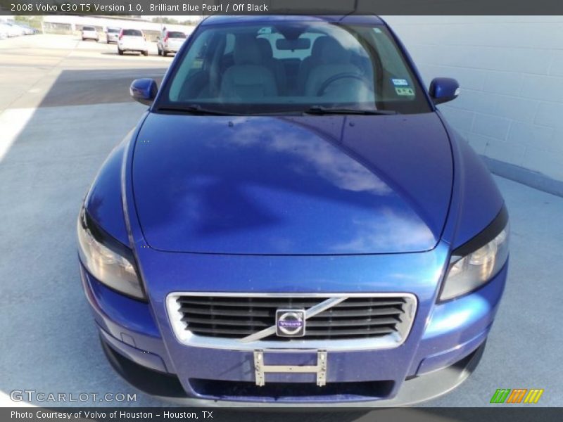 Brilliant Blue Pearl / Off Black 2008 Volvo C30 T5 Version 1.0