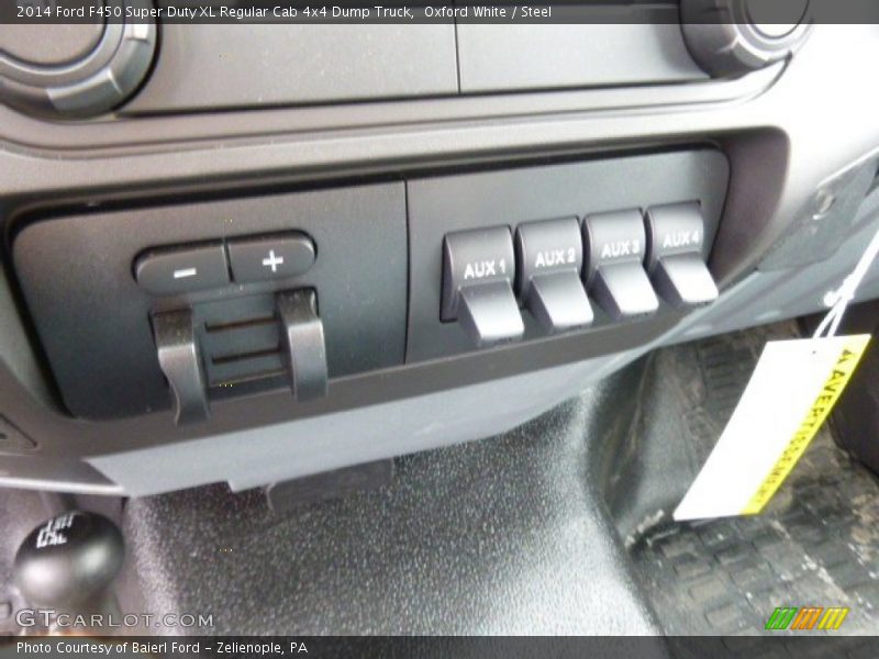 Oxford White / Steel 2014 Ford F450 Super Duty XL Regular Cab 4x4 Dump Truck