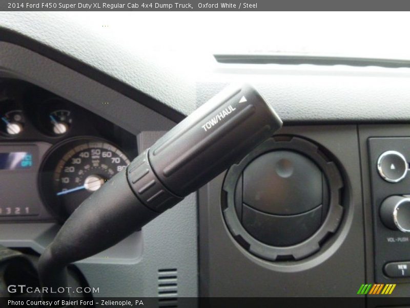 Oxford White / Steel 2014 Ford F450 Super Duty XL Regular Cab 4x4 Dump Truck