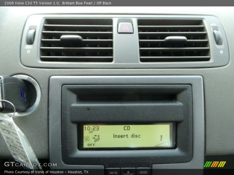 Brilliant Blue Pearl / Off Black 2008 Volvo C30 T5 Version 1.0