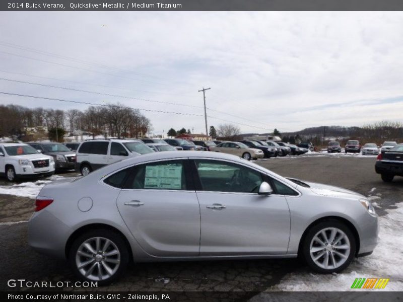 Quicksilver Metallic / Medium Titanium 2014 Buick Verano