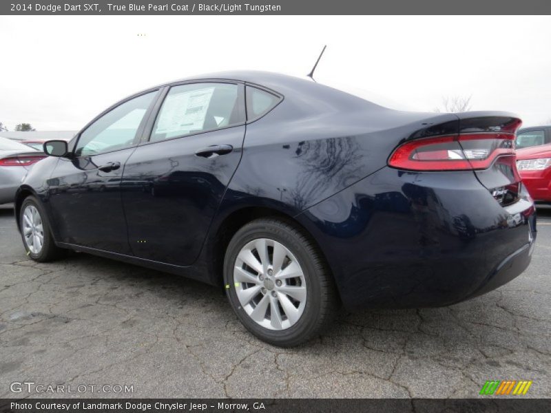 True Blue Pearl Coat / Black/Light Tungsten 2014 Dodge Dart SXT