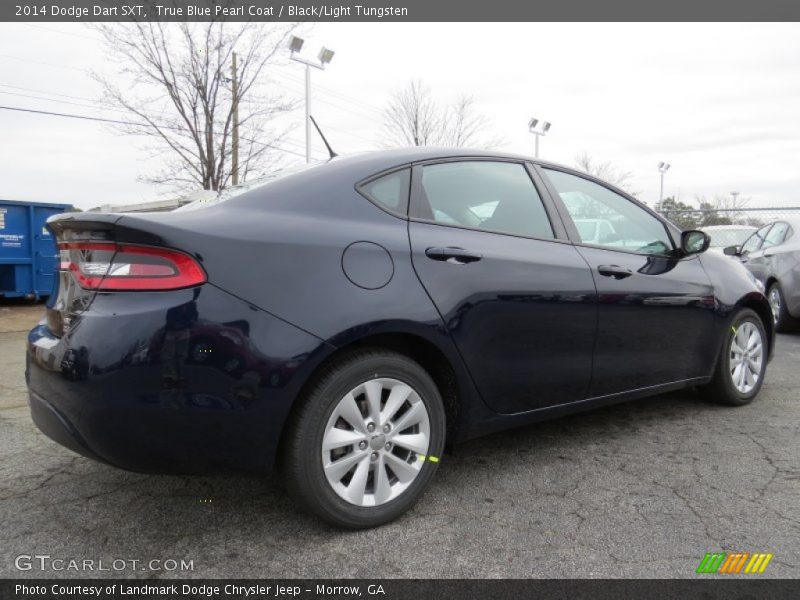 True Blue Pearl Coat / Black/Light Tungsten 2014 Dodge Dart SXT