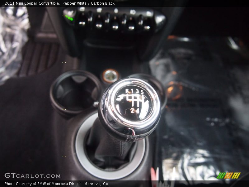 Pepper White / Carbon Black 2011 Mini Cooper Convertible