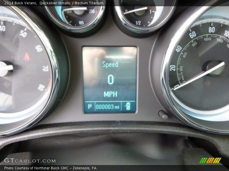 Quicksilver Metallic / Medium Titanium 2014 Buick Verano