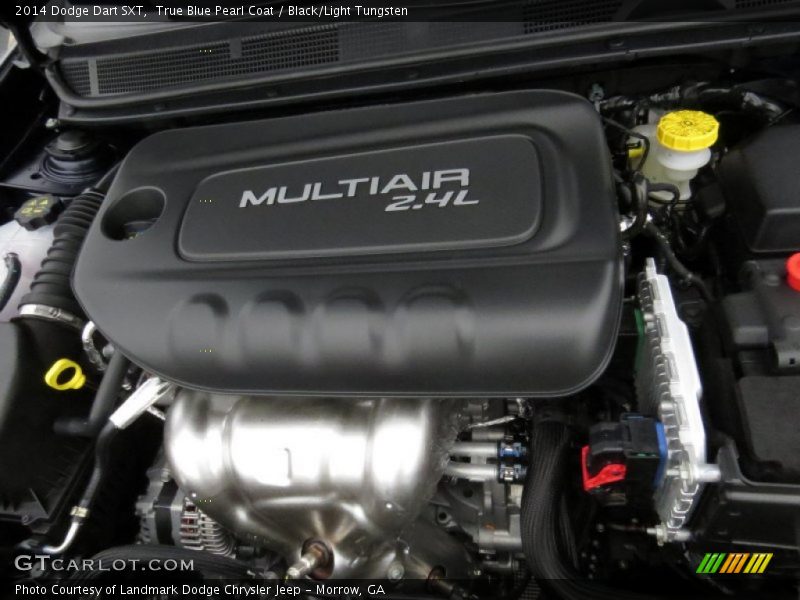 True Blue Pearl Coat / Black/Light Tungsten 2014 Dodge Dart SXT