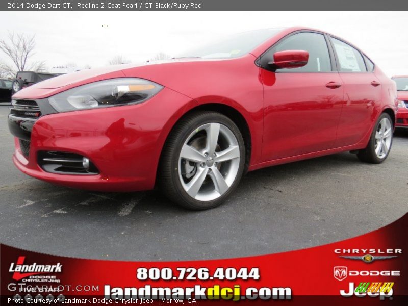 Redline 2 Coat Pearl / GT Black/Ruby Red 2014 Dodge Dart GT