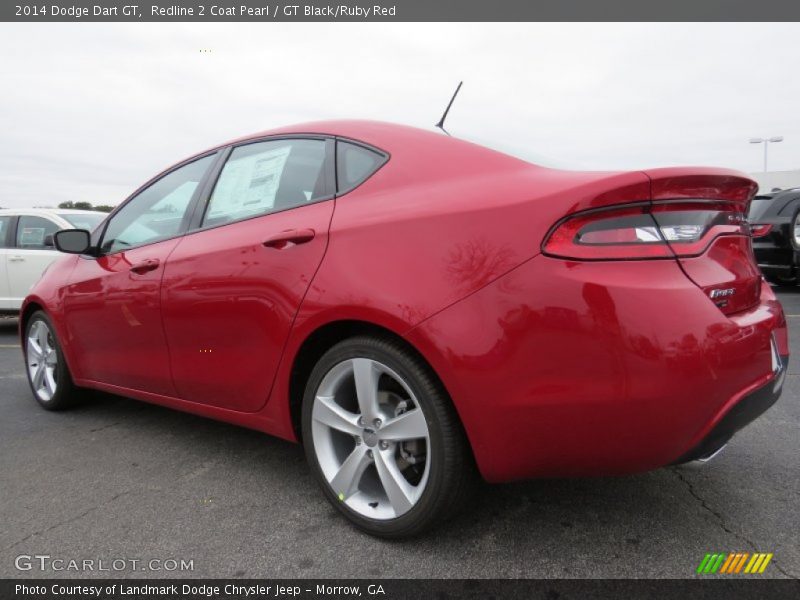 Redline 2 Coat Pearl / GT Black/Ruby Red 2014 Dodge Dart GT