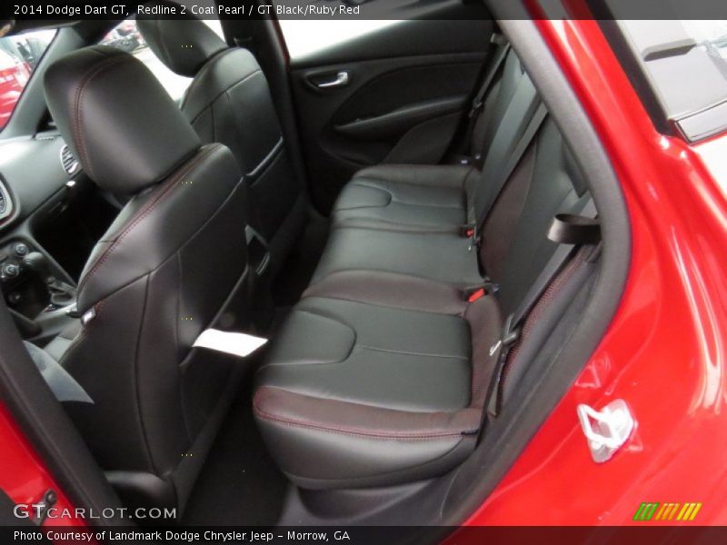 Rear Seat of 2014 Dart GT