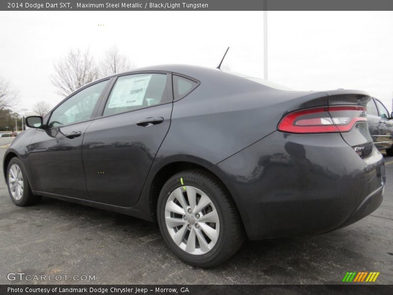Maximum Steel Metallic / Black/Light Tungsten 2014 Dodge Dart SXT