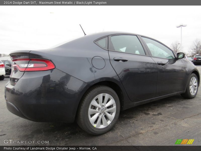 Maximum Steel Metallic / Black/Light Tungsten 2014 Dodge Dart SXT