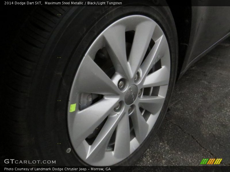 Maximum Steel Metallic / Black/Light Tungsten 2014 Dodge Dart SXT